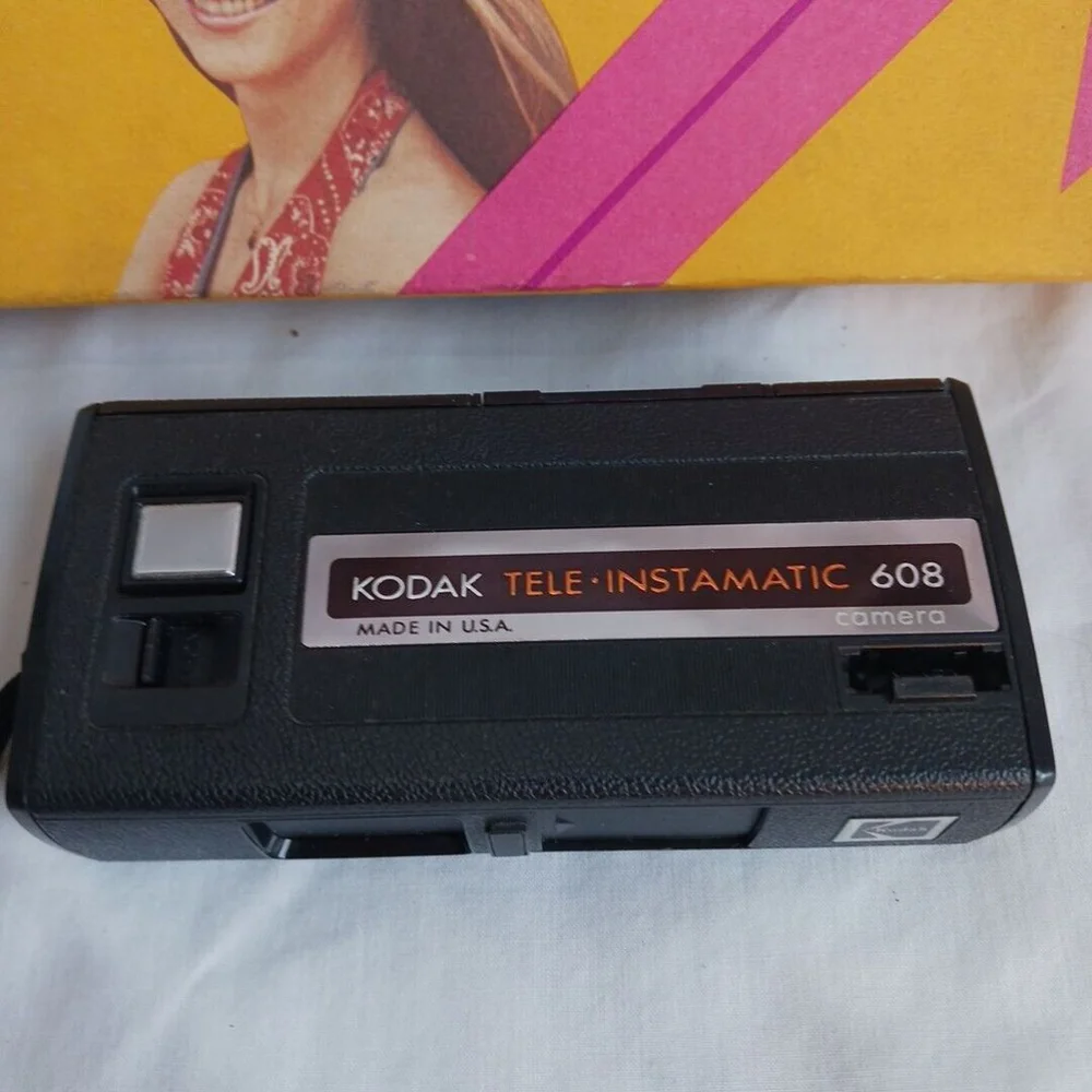 Kodak Tele Instamatic 608 Camera Vintage 1974